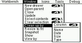 Il nuovo menu 'Window'